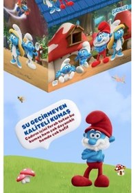 Resim Şirinler - Smurfs Temalı Lisanslı Kaliteli Kumaşlı 2 Kişilik Kolay Kurulum Eğlenceli Çocuk Oyun Çadırı 