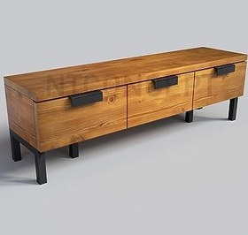 Resim Ntconcept Uni Masif Ahşap Tv Stand -NTmats5580a (140 cm) 