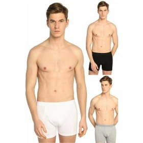 Resim Bonbonetti Chocolate Baby & Kids Erkek Elastan Likralı Boxer 6'lı Paket. Siyah 