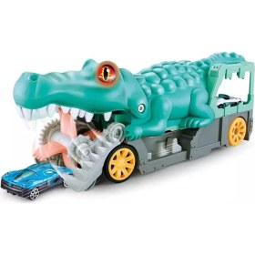 Resim Denisam Catapult Araba Fırlatıcı Sesli Timsah 