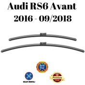 Resim Audi Rs6 Avant 2016 2017 2018 Uyumlu Araca Özel Ön Cam Muz Tipi Silecek Süpürgesi Takımı 65/53cm 2li Set Silbak 