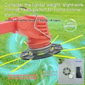Resim Metal Çim Biçme Bıçağı Demir Plaka, Küçük, Lityum Pil, Özel Çim Başlığı Fırçalama Makinesi, Hasır Halatlı, Çim Biçme Makinesi İçin 