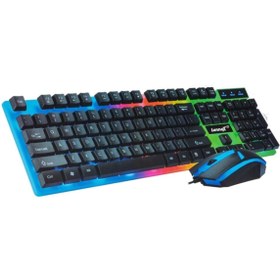 Resim pazariz Pazarız Lennox Lx-815 Kablolu Gaming Oyuncu Klavye Mouse Set 