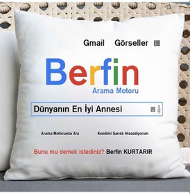 Resim Google Anne Yastığı-Anneler Günü Hediyesi 