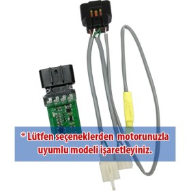 Resim Mikron Devre Rks Uyumlu 13 Modlu Stop Çakar Modülü Uçak Kanadı Orijinal Soket F1 Stil Çakarlı Stop Devresi 