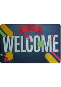 Resim Big Welcome Baskılı Kaliteli Kauçuk Kapı Önü Paspası 