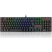 Resim Redragon Vara K551 RGB-1 Usb Kablolu Blue Switch Mekanik Oyuncu Türkçe Q Klavye 