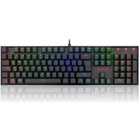 Resim Redragon Vara K551 RGB-1 Usb Kablolu Blue Switch Mekanik Oyuncu Türkçe Q Klavye 