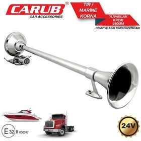 Resim Carub Korna Uzun 24v Krom Marine Tır 