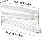 Resim Cordial Çift Katlı Yumurta Saklama Kutusu - Beyaz, 12'li, Katlanır Buzdolabı Organizer 