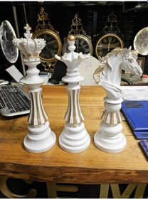 Resim Satranç Takımı Biblo Beyaz -cengizhan Unaler 