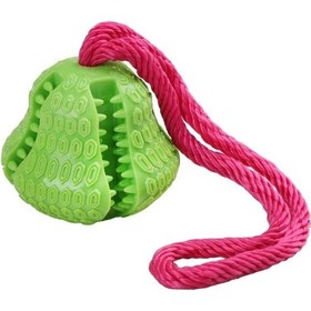 Resim Eastland İpli Plastik Armut Köpek Oyuncağı 8 Cm 