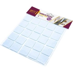 Resim Devigo Yapışkanlı Sandalye Koltuk Mobilya Ayak Keçesi 30X30 mm Kare Zemin Koruyucu Keçe 