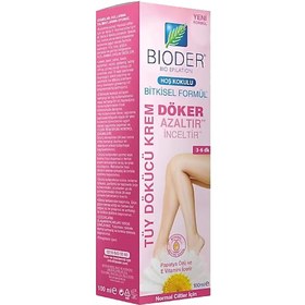 Resim Bioder Normal Ciltler İçin Hoş Kokulu Tüy Dökücü Krem 100 ml 