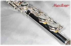 Resim Maxtone TFC-53SE Yan Flüt | Gümüş Kaplama Gövde, E-Mekanizma Desteği, Lüks Sert Taşıma Kutulu Profesyonel Öğrenci Serisi 
