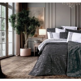 Resim Cotton Box Platinium Çeyiz Seti Filbert Antrasit 