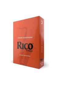 Resim Rico Rka1025 Orange Box Tenor Saksafon Kamışı No: 2.5 Orta Seviye/eğitim - 10'lu Paket Standart Kesim, Kolay Çalım Ve Ekonomik Kutu 
