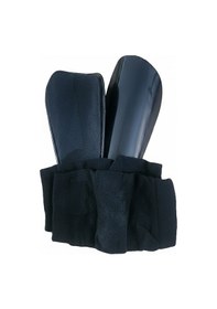 Resim Nk Logolu Futbol Tekmeliği Darbelere Dayanıklı Koruma Siyah 