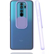 Resim Canpay Xiaomi Redmi Note 8 Pro Uyumlu Kılıf Kayar Sürgülü Lens Koruma Sliding Lens Protective Case 