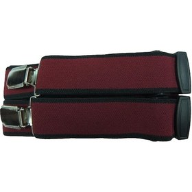 Resim Bordo Pantolon Askısı Dört Klipsli Bordo 