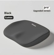 Resim Elmpaly Siyah Ergonomik Hafıza Köpüğü Oturma Minderi Uzun Süreli Oturma Ofis Ve Ev İçi Taşınabilir 