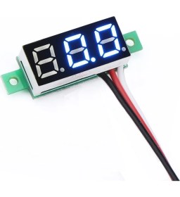 Resim Tunelkom 0-100V Mini Voltmetre Mavi 