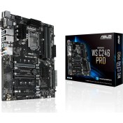 Resim Asus Ws C246 Pro Intel C246 Lga1151 DDR4 2666 Dp Hdmı Dvı Vga M2 Usb3.1 2 Adet Lan Atx(Ws C246 Pro) Anakart 