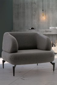 Resim SANDALİE Rose Berjer Salon&oturma Odası - Antrasit 