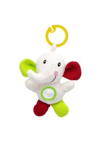 Resim Babyjem Sevimli Arkadaşım Titreşimli Aynalı Fil Çıngırak 