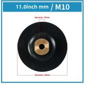 Resim Geeksen Esnek Lastik Uçlu Taş İşleme Aparatı - Evrensel Yapıştırıcı, M10 Delikli 3 İnç 8 Cm Otomatik Tutucu Disk, Flaşlama Ve Yuvarlak Kesim İçin 