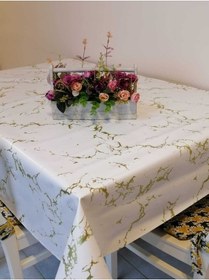 Resim Elyaflı Pvc Muşamba - Desenli Silinebilir Masa Örtüsü 02mrl190b Renkli 