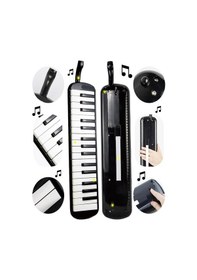 Resim Melodika 32 Tuşlu Mavi Bez Çantalı 1 Adet 32k Hortumlu Melodika Askılı Taşıma Kulplu Okul Öğrenci Mavi 