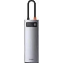 Resim Baseus Metal Gleam Series 8in1 Type-C Hub Adaptör Çoklayıcı CAHUB-CV0G 
