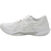 Resim Asics 1072A118-100 Gel-Tactıc 13 Kadın Spor Ayakkabı Beyaz 