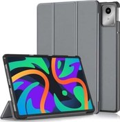 Resim Willowhaven Lenovo Tab Plus 11.5 Tb351fu Deri Kılıf, Gri, Tablet Koruması Kılıf 