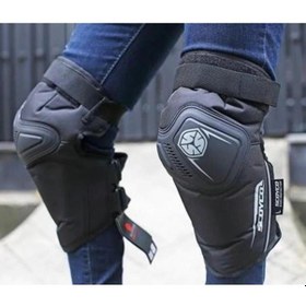 Resim Motosiklet Soft Dizlik Set Rahat Bacak Koruma Knee Pad Motor Koruma Dizliği Siyah 