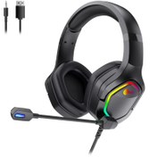 Resim Lecoo Ht403 RGB Gaming Oyuncu Kulaklığı 