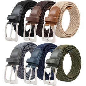 Resim Erkek ve Kadınlar için Premium Örgülü Golf Kemeri - Ayarlanabilir Alaşım Tokalı, Günlük Kullanım ve Spor İçin Dayanıklı Tasarım, Tüm Etkinliklere Uygun 