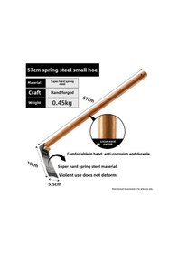 Resim Qingmipy 38cm Çelik Bahçe Aleti - Çim Kazma, Toprak Kazma, Bitki Ekleme, Çiftlik Ve Ev Kullanıma Uygun Çok Fonksiyonlu Aracı 7.5cm Bıçak Genişliği 