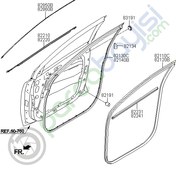Resim Kapı Lastiği Sol Orjinal | 82130F1000 