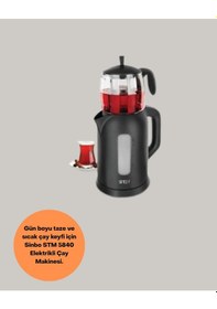 Resim Sinbo Stm 5840 Elektrikli Çay Makinesi 1800 Watt 1,7 Litre 