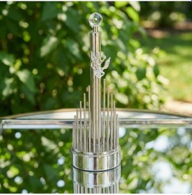Resim Kristal Detaylı Lüks Kağıt Havluluk Peçetelik Altın & Gümüş Renk Dekoratif Masa Üstü Kağıt Havlu Tutacağı Gümüş 