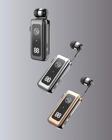 Resim Dijital Ekranlı ve Hızlı Şarjlı Bluetooth 5.2 Makaralı Kulaklık 