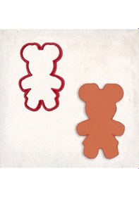 Resim Minnie Mouse Zencefilli Kurabiye Kalıbı Şekillendirici Kopat KIrmızı 
