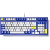 Resim Geeksen Mekanik Klavye 97 Tuşlu Oyun Klavyesi Yüksek Kaliteli Mavi Anahtarlar Dayanıklı Ve Mavi 