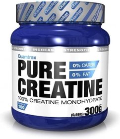 Resim Quamtrax Nutrition Pure 100% Creatine Monohydrate 300 g - USA ABD 
