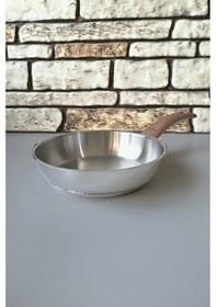 Resim Kapsül Tabanlı Çelik Tava -yumurta Tavası- Bakalit Saplı - 16 Cm Gümüş 