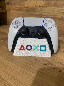 Resim Okpax Playstation Dualsense Kol Standı Ve Ps4 Kol Tutucu Beyaz Renkli 