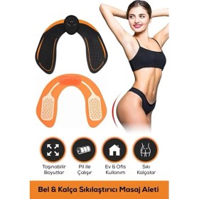 Resim Uravas Store Kalça Sıkılaştırıcı ve Ağrı Azaltıcı, Rahatlatıcı Ems Masaj Aleti (5528) 