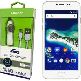 Resim Case Man General Mobile GM 6 Araç Şarj Cihazı + Data Kablosu Hızlı Şarj Özellikli 